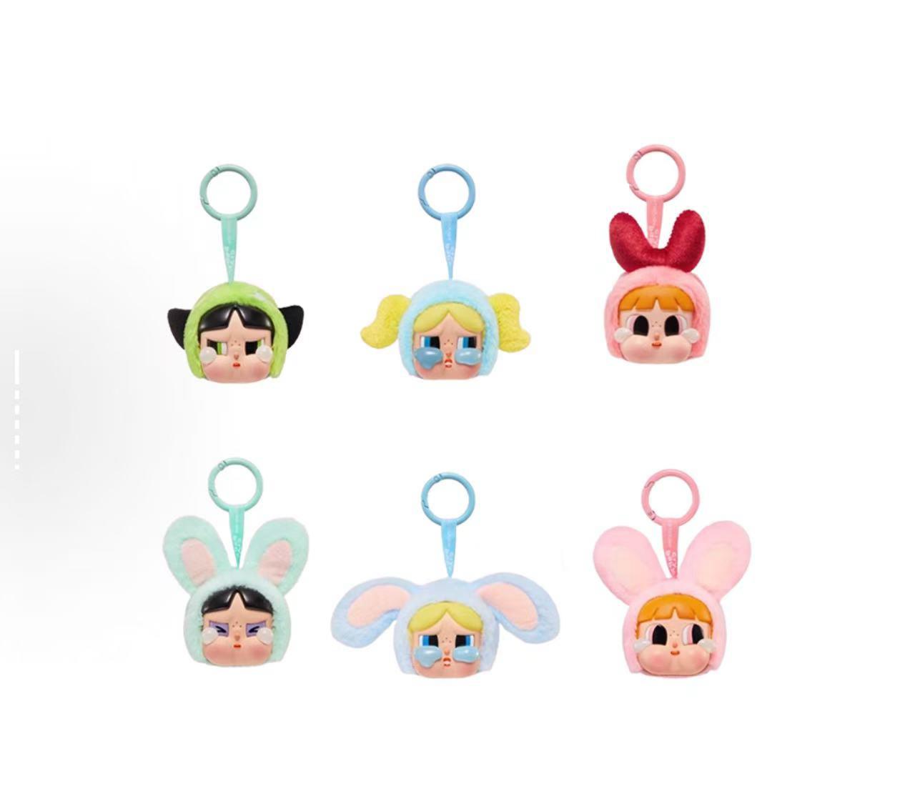 Pop Mart CryBaby x Powerpuff Girls Series Vinyl Face Plush Sealed Case